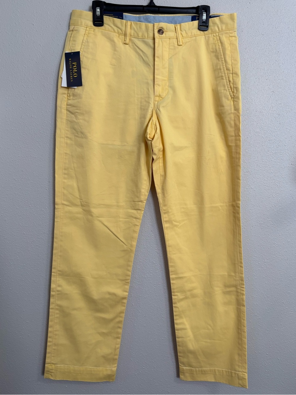 Polo Ralph Lauren Yellow Men’s Cotton Chinos